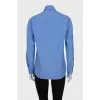 Straight blue shirt