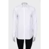 Straight white shirt