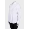 Straight white shirt