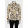 Yellow paisley shirt