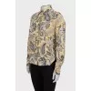 Yellow paisley shirt