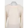 Silk blouse with long sleeves