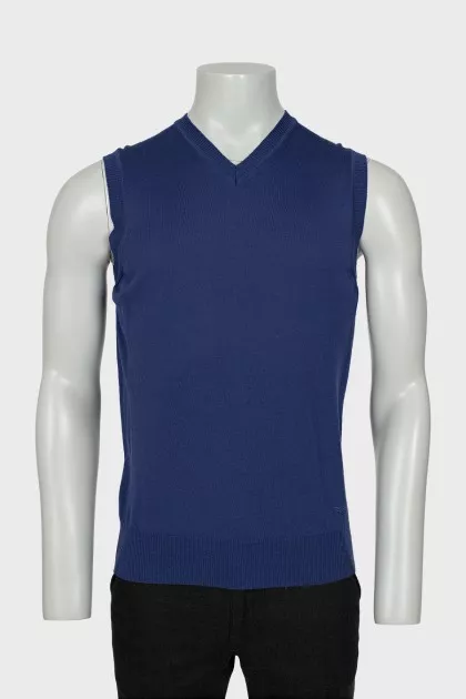 Men's blue vest