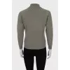 Green cashmere sweater