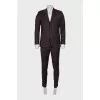 Men's Brown Wool Suit
