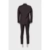 Men's Brown Wool Suit