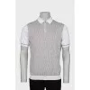 Men's Polo Shirt with Zip