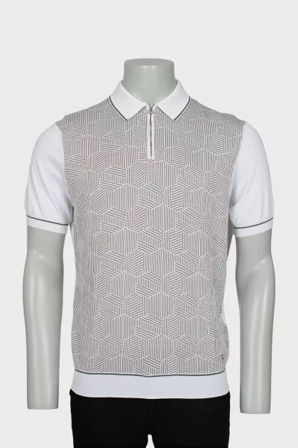 Men's Polo Shirt with Zip