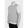 Men's Polo Shirt with Zip