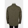 Men's shirt with signature print
