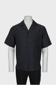 Men's shirt with signature print