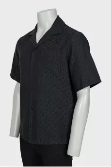 Men's shirt with signature print