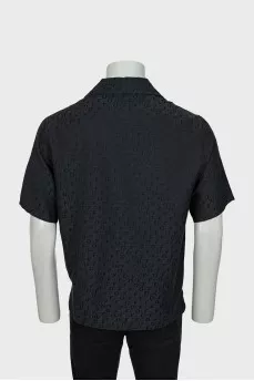 Men's shirt with signature print
