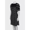 Black Print Dress