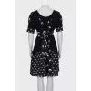 Black Print Dress