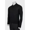Men's wool polo jumper