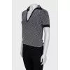 Blue Cashmere and Silk T-Shirt