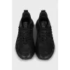Men's sneakers decorated with lacing