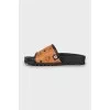Men's printed flip flops
