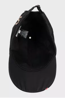Men's cap with branded print