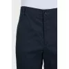 Men's paisley print trousers