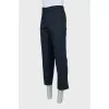 Men's paisley print trousers