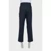 Men's paisley print trousers