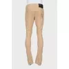 Men's jeans with raised seams