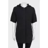 Short sleeve cashmere cardigan