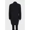 Knitted cardigan, straight cut