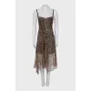 Animal print cami dress