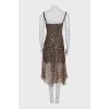 Animal print cami dress