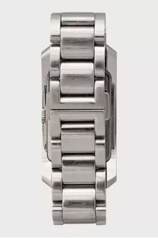 Rectangular watch with bracelet