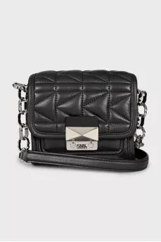 Crossbody bag with combined strap