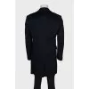 Men's cashmere coat blue