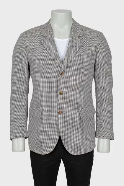 Men's Houndstooth Blazer