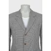 Men's Houndstooth Blazer
