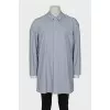 Men's gray raincoat