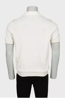 Men's T-shirt with button fastening