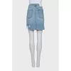 Fitted Denim Skirt