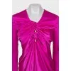 Pink suit with tag