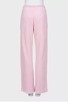 Plush pants with pockets