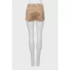 Shorts with contrast trim