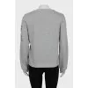 Grey sweatshirt with sequins