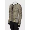 Animal print cardigan