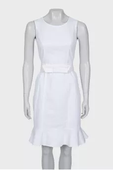 White fitted dress