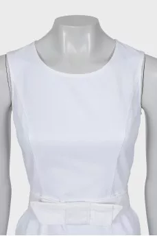 White fitted dress