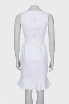 White fitted dress