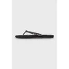 Textile slippers with gold chain