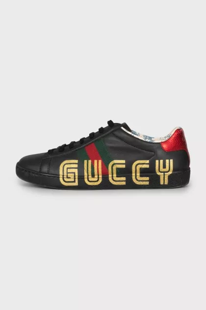 Ace sneakers with gold logo